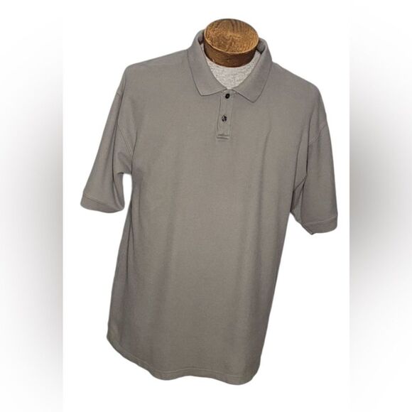 Geoffrey Beene Short Sleeve Polo Shirt Size Large - Picture 1 of 5